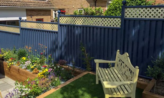 Colorful Garden Fencing