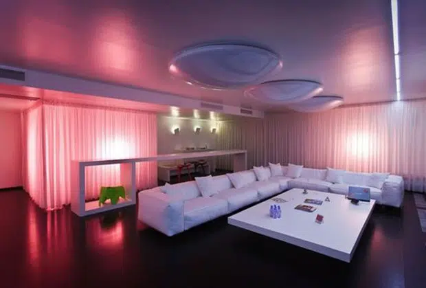 Modern LED Lighting Idea for Living Room