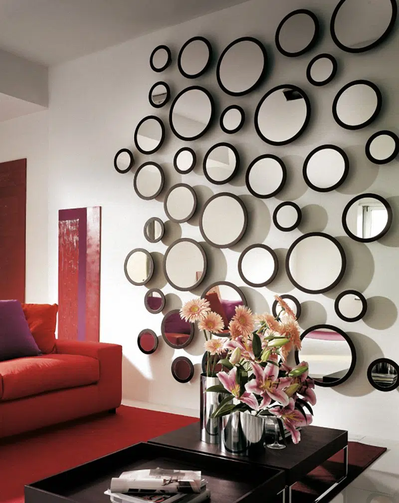 Unique Bubble Wall Mirrors For Living Room