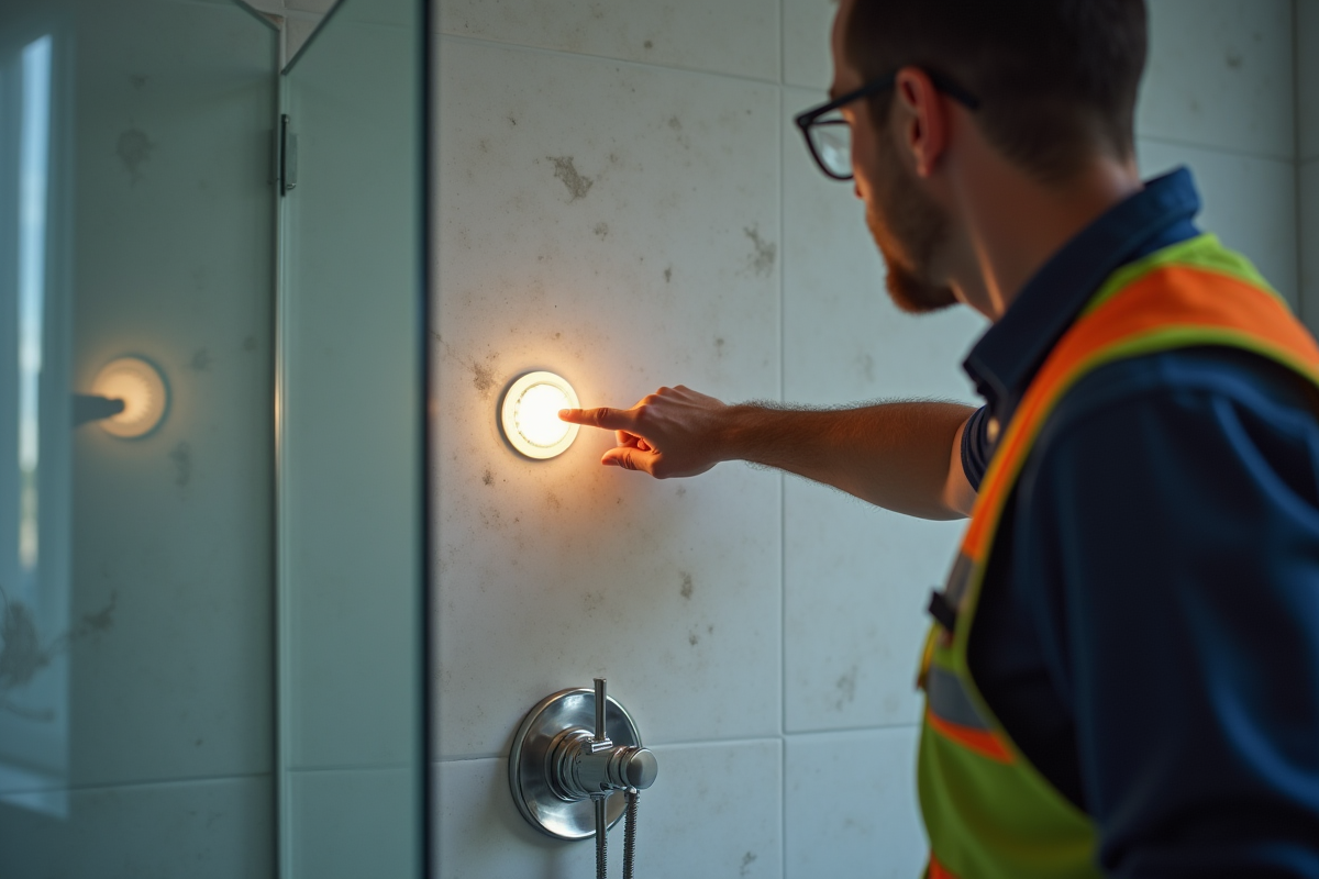 installation douche