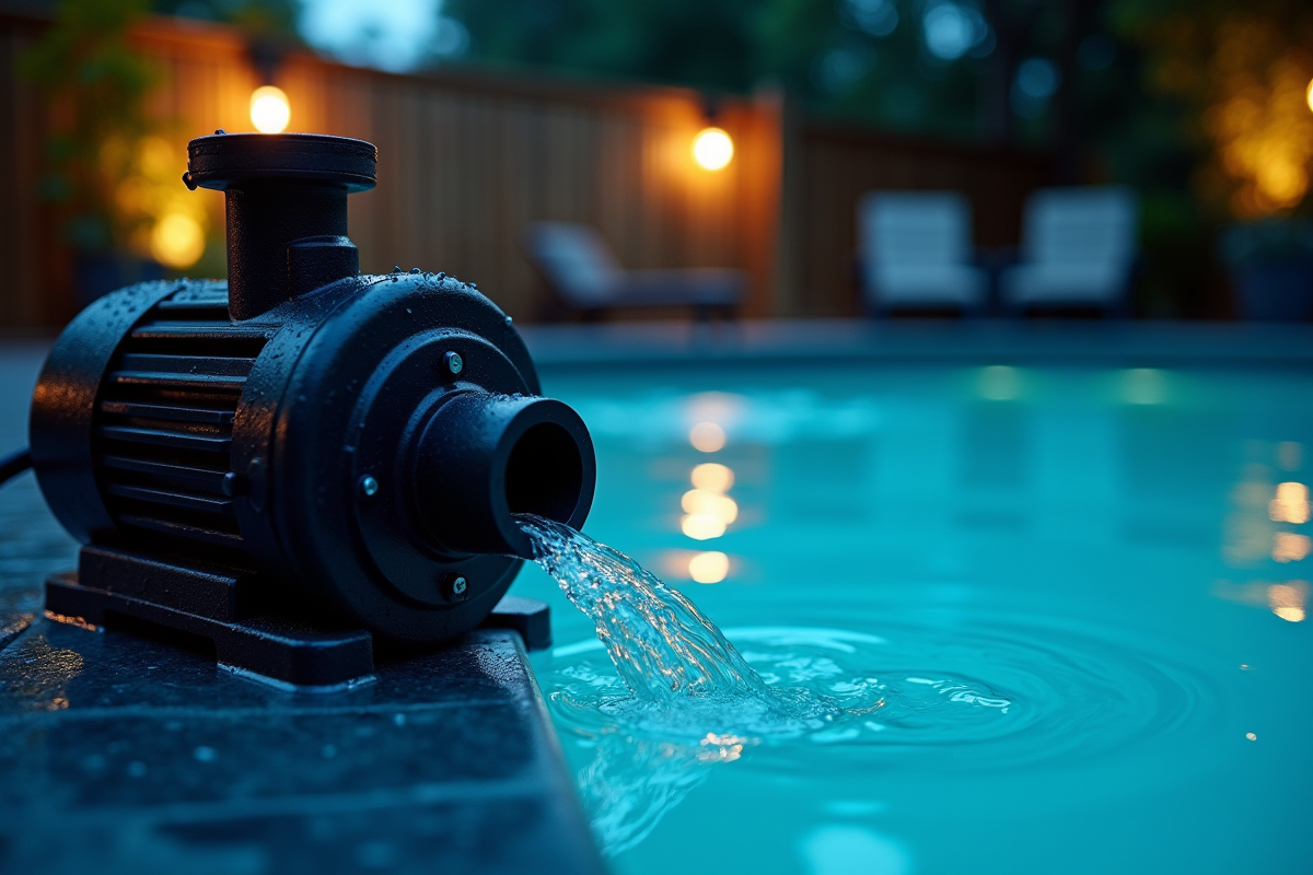 piscine nuit