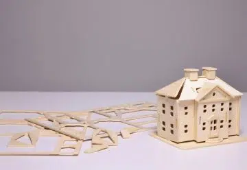 Maquette de maison en bois