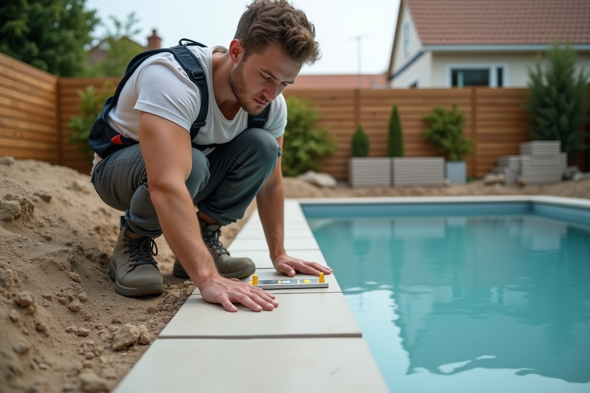Ouvrier contrôlant l